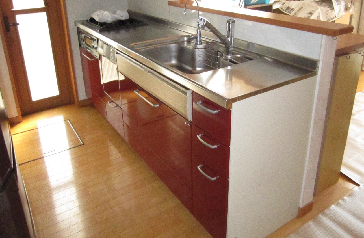 戸建て住宅キッチンのリフォーム　工事前