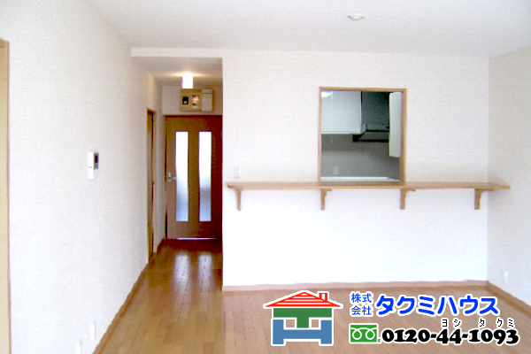 リフォーム後のキッチンは対面で明るく